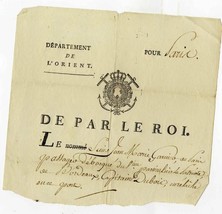 1770s antique NEWPORT RI JEAN MARIE GARNIER debarkment paris IMMIGRATION... - £53.31 GBP