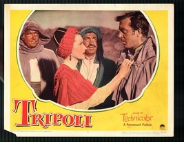 Tripoli 11x14 Lobby Card #8 Maureen O&#39;Hara Phillip Reed - $651.59 MXN