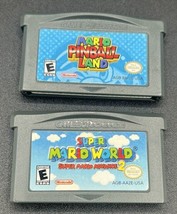 Super Mario World Super Mario Advance 2 &amp; Pinball Land Game Boy Advance Game Lot - £29.32 GBP