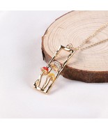 Mushroom Necklace: Unique &amp; Colorful Forest Jewelry for Mystical Style - £12.69 GBP