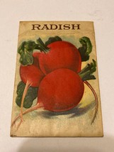 Antique Vtg Galloway Radish Vegetable Seed Packet San Francisco Ca - £7.94 GBP
