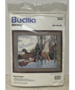 Bucilla Duck Scene Stamped Cross Stitch Kit #49812 Mallards Stitchery 16... - $373.00 MXN
