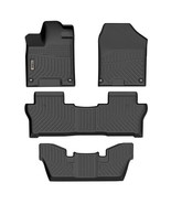 OREALTREND Floor Mats  for Honda Pilot 2016-2022 2nd Row Bucket TPE All-... - $169.99