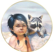 Gregory Perillo Dark Eyed Friends W/COA Plate #1888D Vintage 1986 - £10.09 GBP