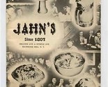 Jahn&#39;s Since 1897 Menu Booklet Richmond Hill New York Ice Cream 1940&#39;s - $87.12