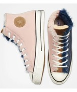 CONVERSE High Top SNEAKERS New Size: 8.5 US/UK 42 EUR Genuine Shearling ... - $150.00