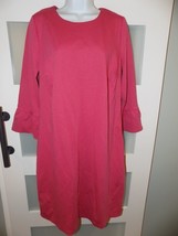 Boden Rose Color Bell Sleeve Pencil Fluted Dress Size 12 Women&#39;s NWOT - £45.93 GBP