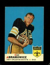 1969 Topps #36 Dan Abramowicz Good+ (Rc) Saints *X52721 - £2.89 GBP