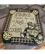 Grandma’s Never Run Out Of Hugs Or Cookies Throw Blanket LTD Commodities - $13.81