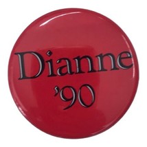 1990 Dianne Feinstein Governor California Campaign Pinback Button Politi... - £8.62 GBP