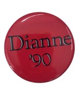 1990 Dianne Feinstein Governor California Campaign Pinback Button Politi... - $15.48 CAD