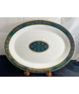 Royal Doulton Bone China CARLYLE 13 1/2&quot; Oval Serving Platter Made in En... - $154.29 CAD