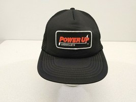 Power Up Lubricants Vintage Retro Trucker Hot Cap Power Tools Machinery - £10.82 GBP