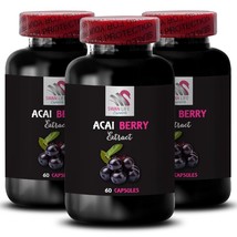 Daily power - ACAI BERRY EXTRACT - Strength focus 3 Bottles 180 Capsules - $51.26