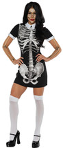 UNDERWRAPS Women&#39;s Preppy Boneyard Skeleton School Girl Dress Costume Sm... - £77.35 GBP