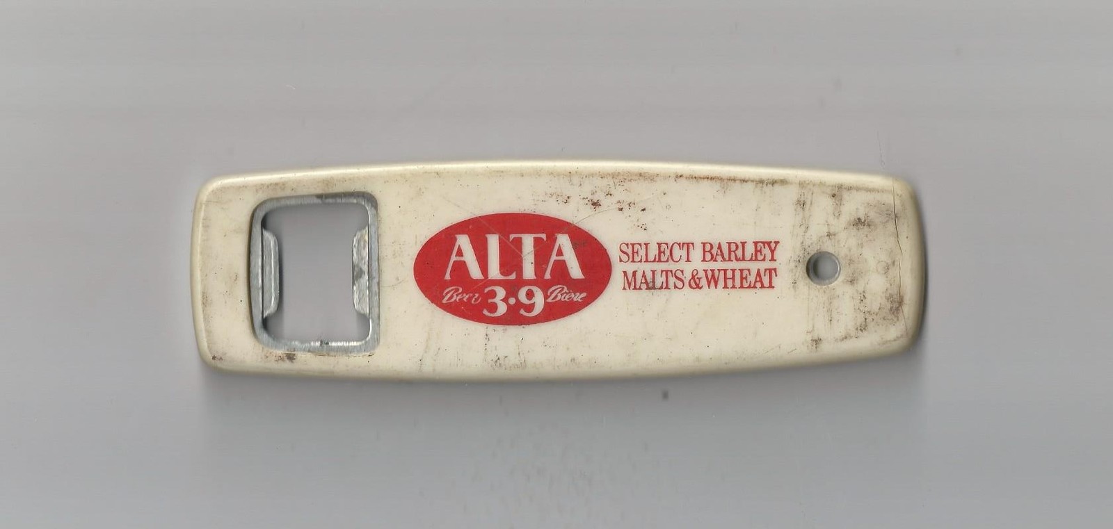 Vintage 1980s ALTA 3.9 Select barley Malts & Wheat Bottle Opener  Item image 2
