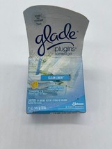 Glade Plugins Scented Gel 3 Refills Clean Linen Air Freshener .51 Oz New - £11.26 GBP