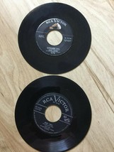 EDDIE FISHER THREE 45 RPM RECORDS INCL DUNGAREE DOLL &amp; OH MY PAPA - £4.79 GBP