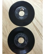 EDDIE FISHER THREE 45 RPM RECORDS INCL DUNGAREE DOLL &amp; OH MY PAPA - $6.00