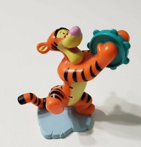 DISNEY Tigger Playing the Tambourine 3" PVC Figurine Cake Topper Winnie the Pooh - $6.92