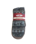 MUK LUKS Mens Slipper Socks Size L/XL Shoe Size 11/13 Moose Tan Warm Com... - $19.37