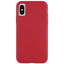 Case-Mate I Phone Xs Case - Barely There Leather - I Phone 5.8 - Cardinal Leather - £7.01 GBP