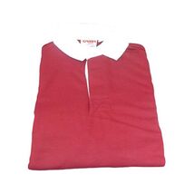 Cartasport Men's Plain Rugby Jersey, Maroon, 42/44-inch  - $31.00