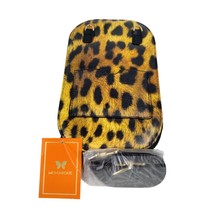 Monarque Leopard Animal Print Crossbody Clutch Sling Zip Purse Bag with Pockets - £19.60 GBP