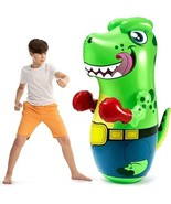  Inflatable T-Rex Dinosaur 47 Inches ToyKids Punching Bag w/ Bounce-Back... - £61.35 GBP
