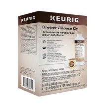 Keurig Brewer Cleanse Kit For Maintenance Includes Descaling Solution &amp; ... - £19.65 GBP