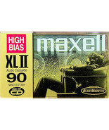 Maxell XL-II 90-minute Blank Audio Cassette in Original Package - £6.35 GBP