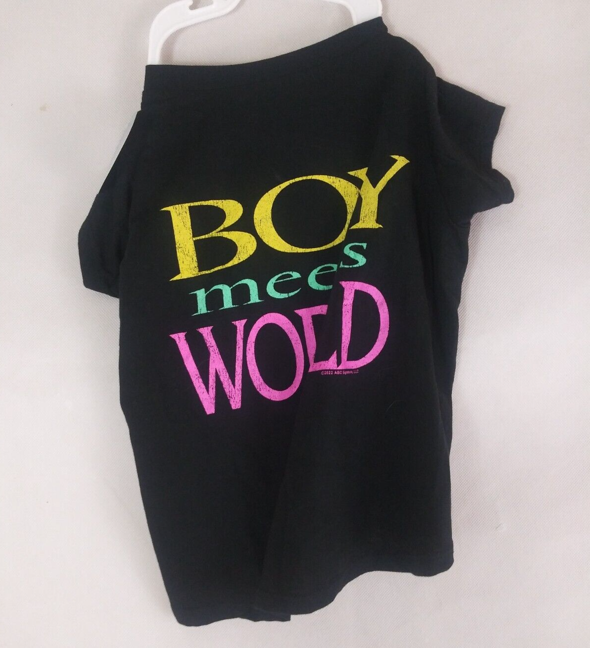 NWT Blended Collection Dog Apparel Boy Meets World Dog Shirt Size Medium - $4.84