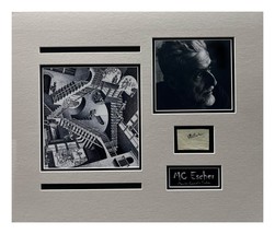 MC Escher Signature Document Cut Museum Framed Ready to Display - £2,373.29 GBP