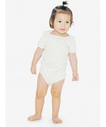 6-PACK American Apparel Infant Baby Rib  OnePiece Unisex 18-24M Natural - £8.59 GBP