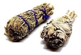 White Californian Desert Organic Sage Smudge Stick Smudging Cleansing In... - $2.98+