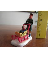 Lemax Christmas Village Figurine Carriage Sled 2000 02432  Victorian Pra... - £9.75 GBP