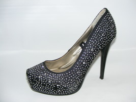 XXI Women&#39;s Black 8 M Platform Stiletto Pumps Heels Dress Shoes Rhinesto... - $27.52 CAD
