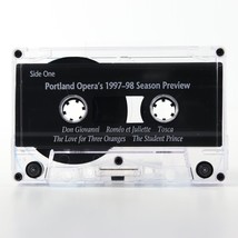 Portland Opera&#39;s 1997-98 Season Preview (Cassette Tape w/ generic snap c... - $12.33