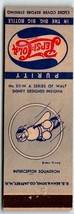 Pepsi Cola Matchbook Cover Walt Disney No 20 Flying Bee Boxing Glove Squad 1940s - £19.81 GBP