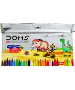 Doms Plastic Crayons 28 Shades: Easy to Erase and Sharpen - £42.18 GBP