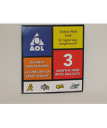 RARE AOL CANADA 2002 BLUE YELLOW ORANGE RED 3 MONTHS FREE CD - £19.32 GBP