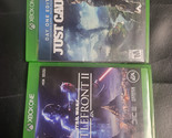 LOT OF 2 :Star Wars Battlefront II + JUST CAUSE 4  Xbox One - $6.92