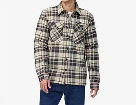 Patagonia insulated organic cotton midweight fjord flannel shirt in Grey - $130.00