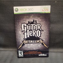 INSTRUCTION Manual! Guitar Hero Metallica Xbox 360 NO GAME! - £11.45 GBP