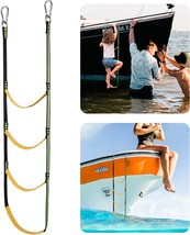 4 Step Boat Rope Ladder，Boat Rope Ladder Extension,Assist Boat Folding, ... - $35.99