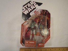 STAR WARS Action Figure BOBA FETT with Silver Coin 2007 [Y18A2] - £16.57 GBP