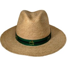Masters Tournament Straw Hat L/XL Augusta National Made In USA Vintage - £236.60 GBP