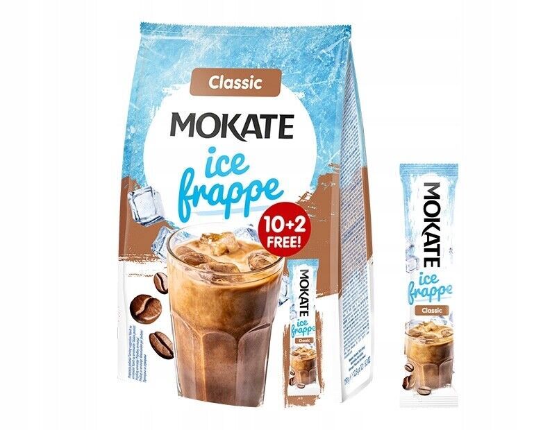 Primary image for Mokate Ice Frappe coffee Perfect for ON THE GO 12pc.-FREE SHIPPING