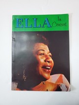 Ella Fitzgerald In Concert Concert Souvenir Program C1960&#39;S - £15.69 GBP