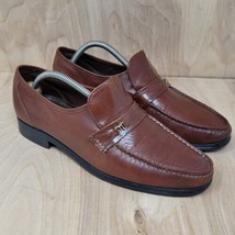 Florsheim Loafers Mens Size 9D Brown Horsebit Soft Leather Shoes - £20.43 GBP